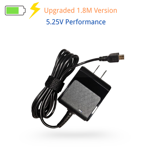 Mackertop 5.25V 3A Premium Power Supply for Raspberry Pi 3B+ | Solves "Lightning Bolt" Issue | Upgraded 1.8M (6ft) Cord