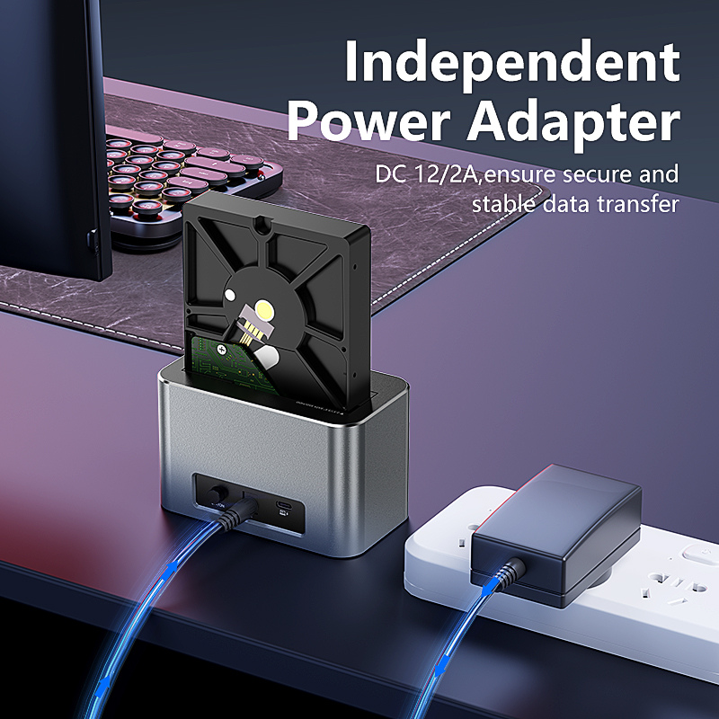 Miliforge DuoDock X1: Dual-Bay NVMe & SATA Station (10Gbps)