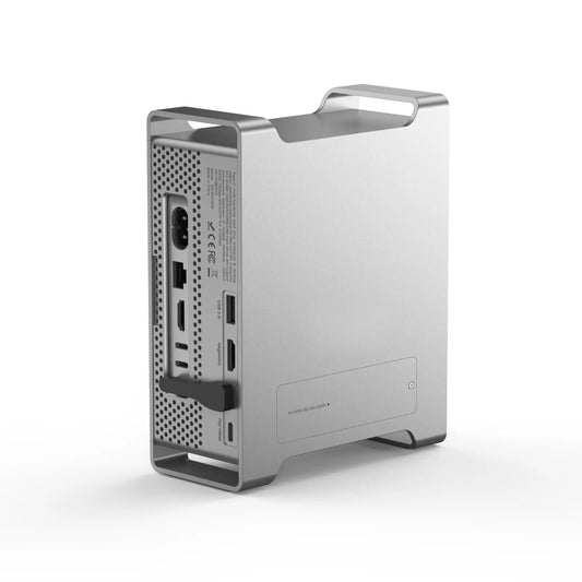 MiliForge Pro Dock | 9-in-1 Aluminum Expansion Base for Mac Mini M4 & Studio